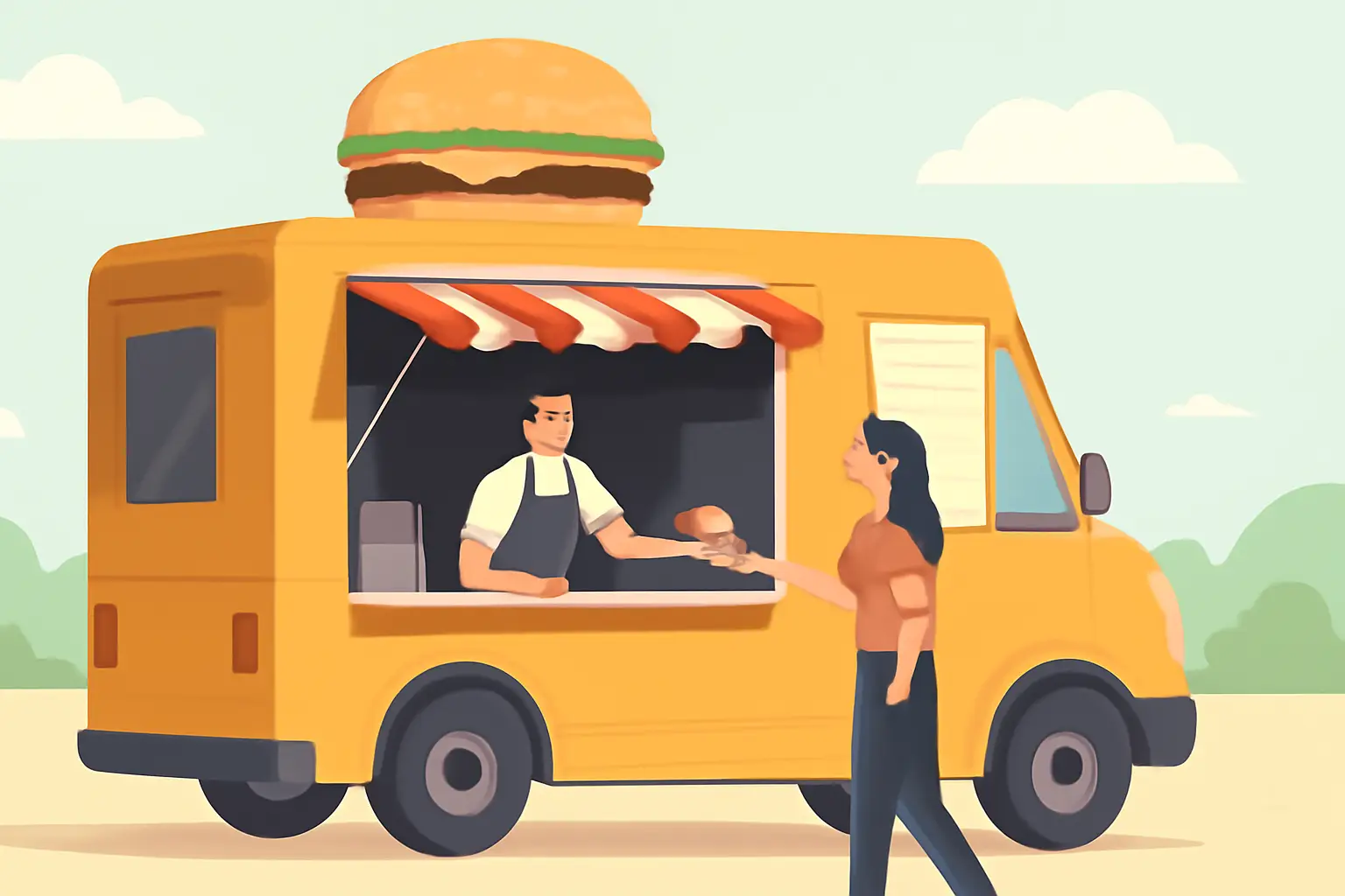 ハンバーガーキッチンカーの原価と原価率を徹底解説!食材別の内訳と利益率