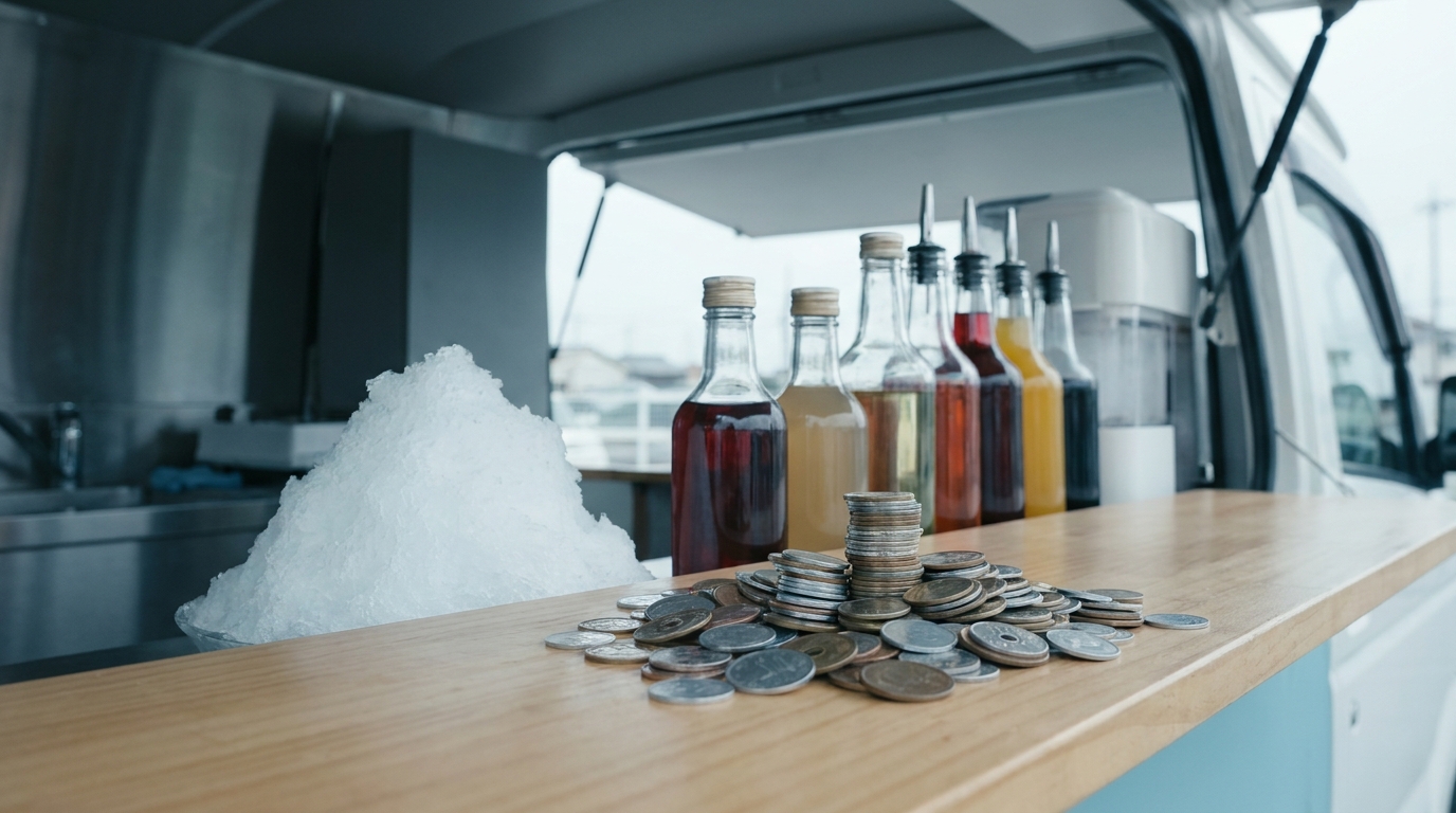 かき氷の原価は1杯いくら?原価率・利益率と儲かる仕組みを解説
